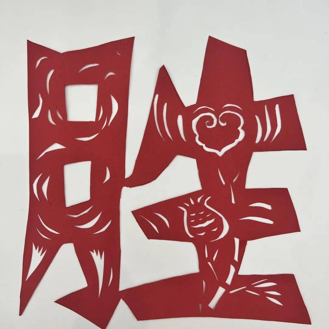 剪纸迎中考巧手送祝福