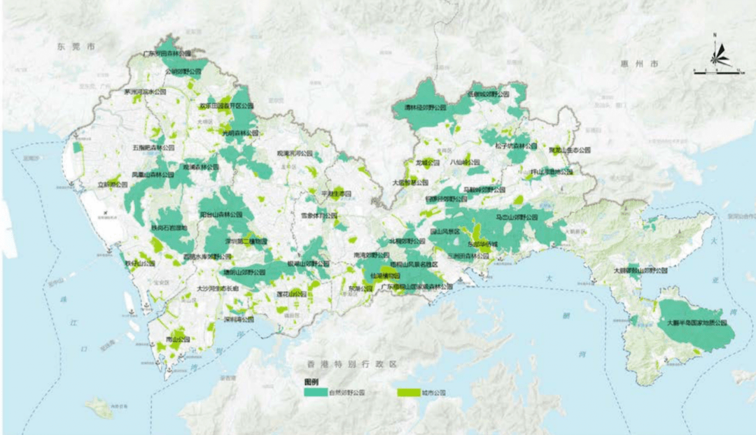 他山之石生態綠脊橫貫330公里深圳打造山海連城