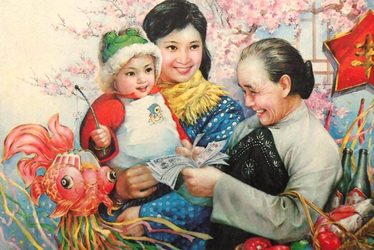 怀旧80年代的年画(10)_孩子_中国_人物