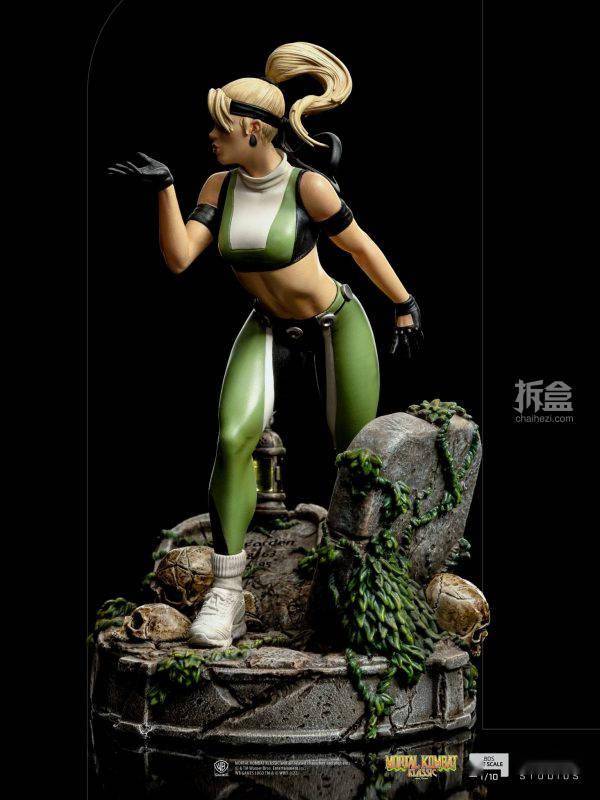 iron studios 真人快打 刀锋索尼娅 sonya 1/10游戏雕像_in_cm_产品