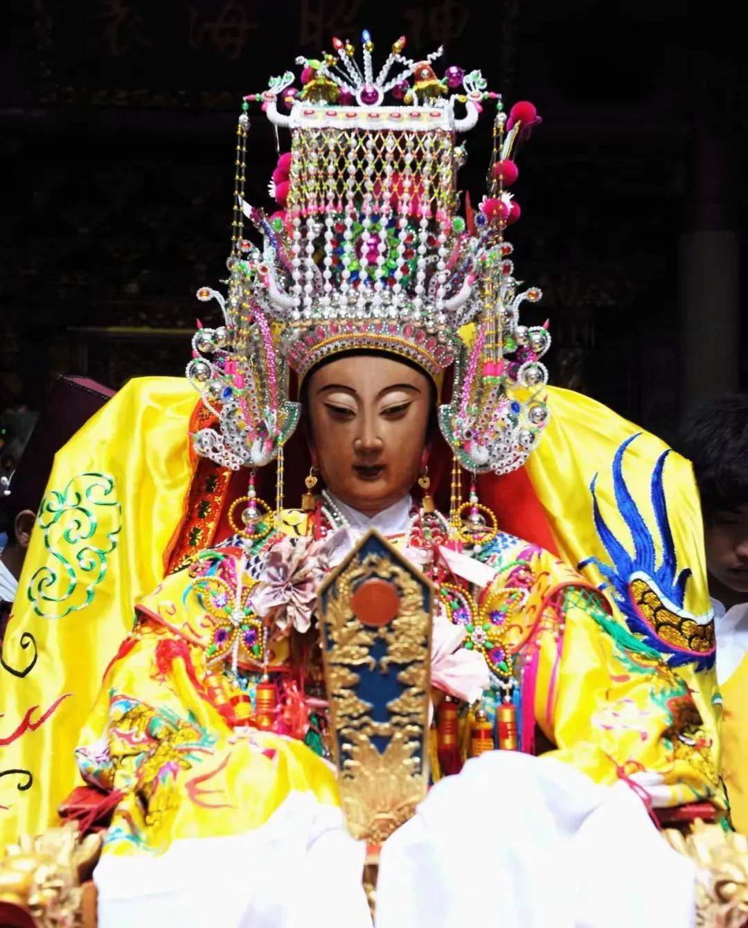 2021年10月22日,福建莆田湄洲妈祖祖庙董事会董事长林金赞为尼日利亚