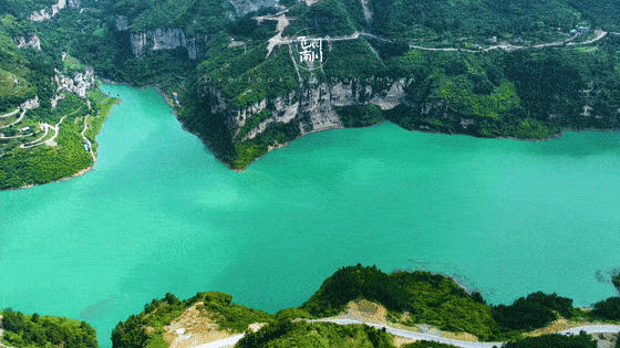 水库青山碧水让人舒适私藏的一幅清凉画卷金山湖就像南川人风景秀丽