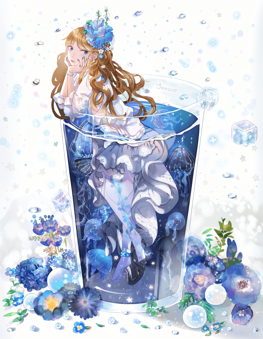 瓶子里的世界:把动漫人物关进瓶子里,动漫二次元_瓶子_动漫_人物