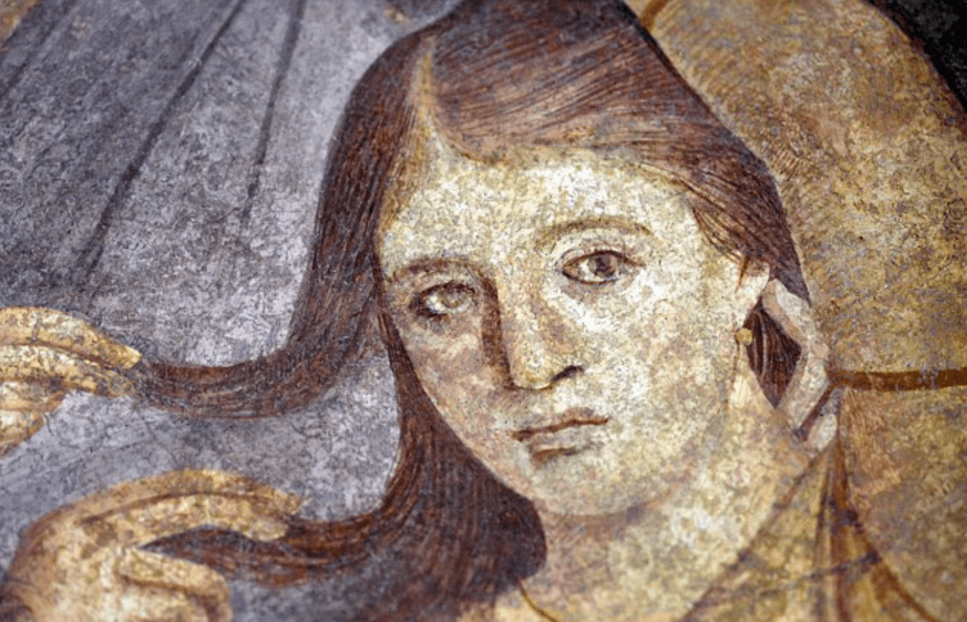 狄奥尼索斯秘仪图(局部)胜利女神演员面具罗马绘画的主题范围很广除了