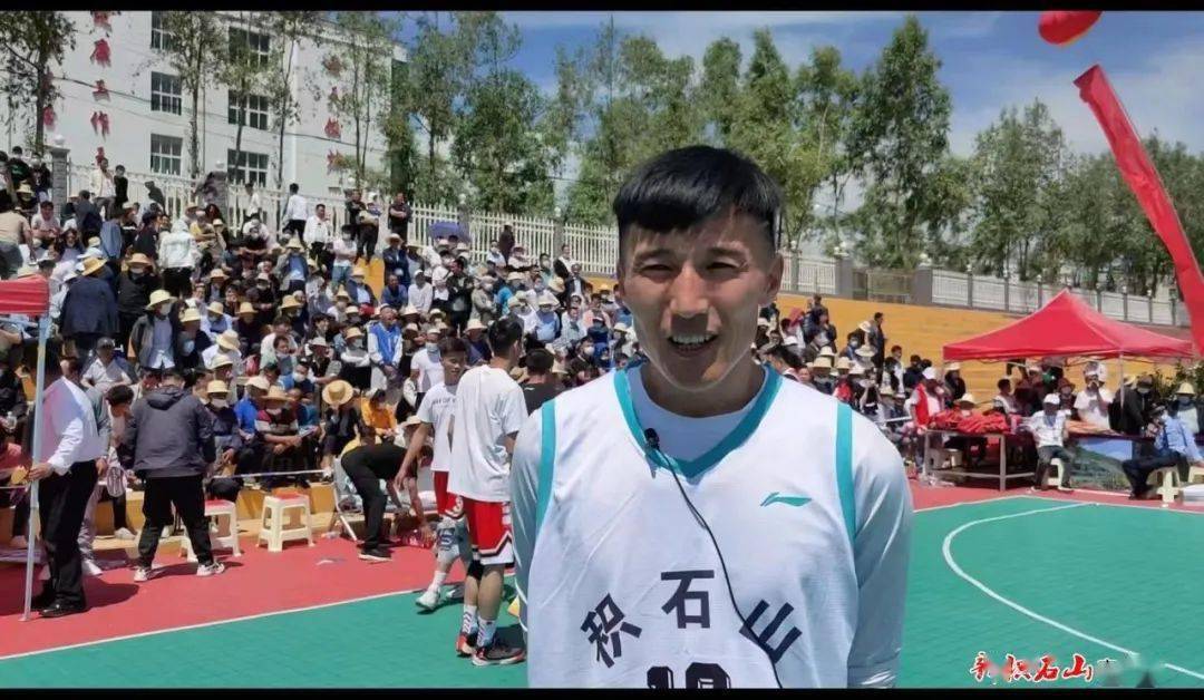 积石山县2022年保安族文化艺术节弘丰杯男子篮球邀请赛开幕