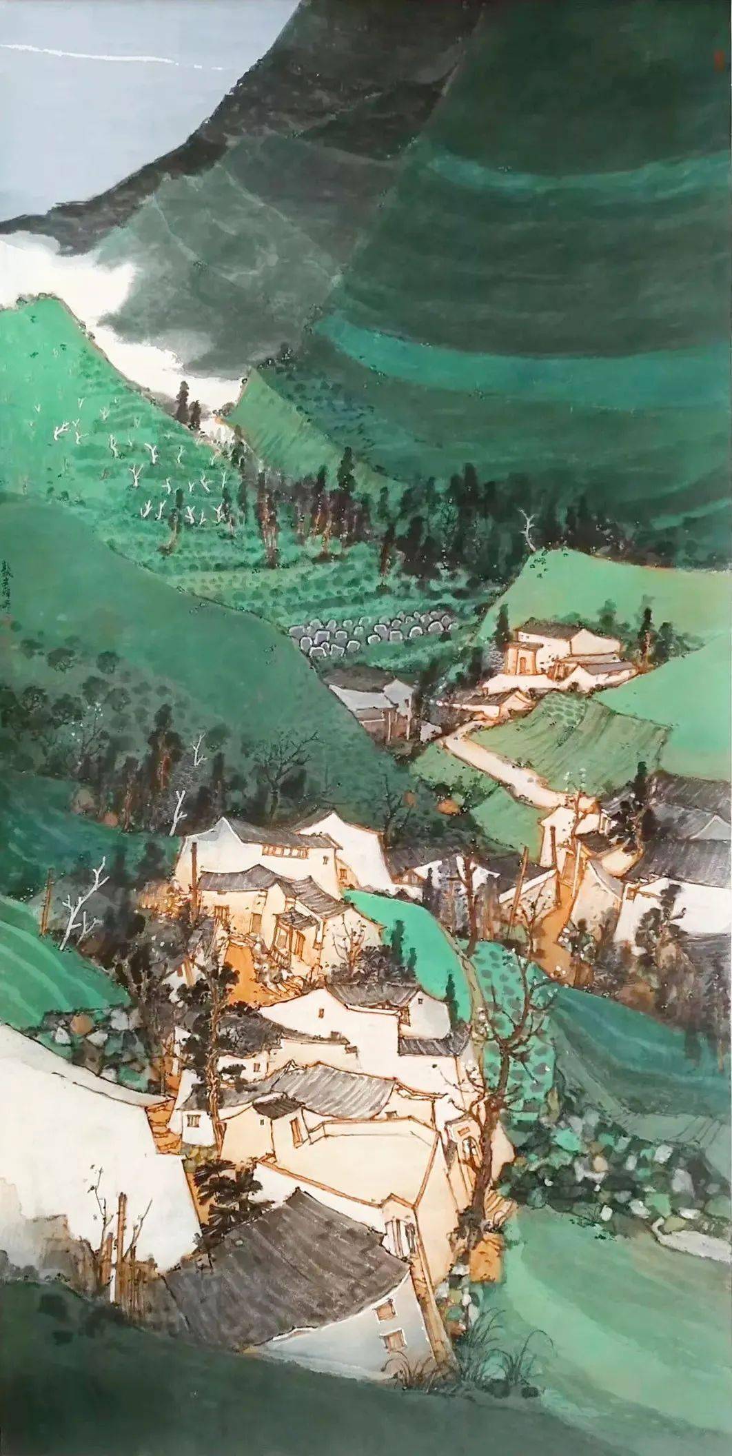 【欣赏】一心只在青绿山水间——画家安一辉!