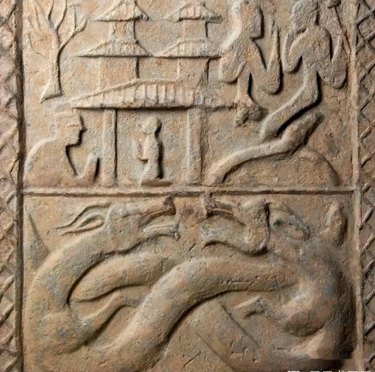 中国古代画像砖的起源及分类_拓片_盐井_汉代