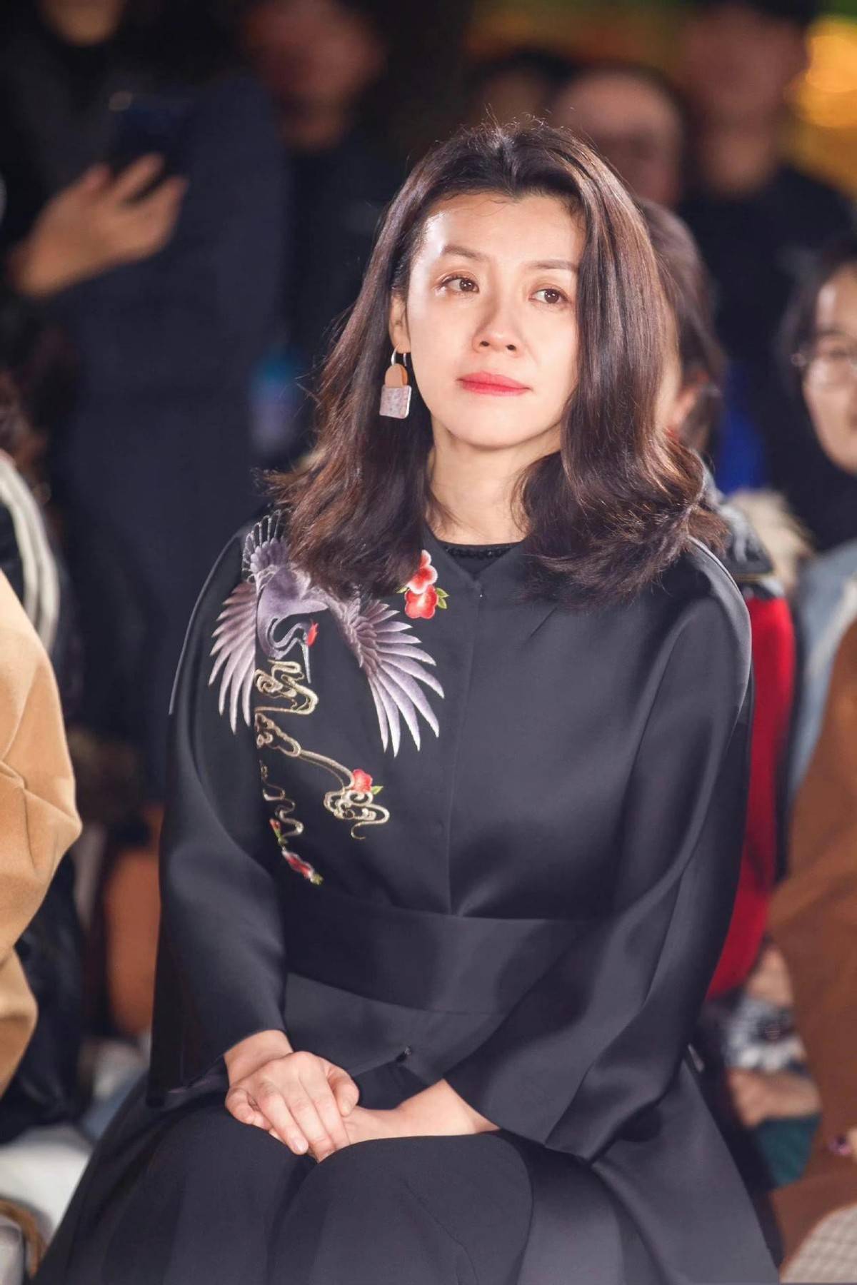 48岁的刘琳依旧美得精致,穿国风服装更知性成熟,女人味也挺浓_韵味