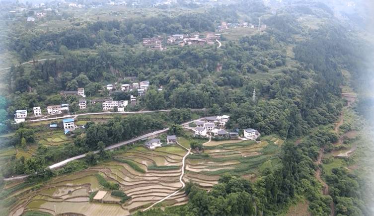 美丽乡村行丰都县栗子乡建龙村垄上新貌