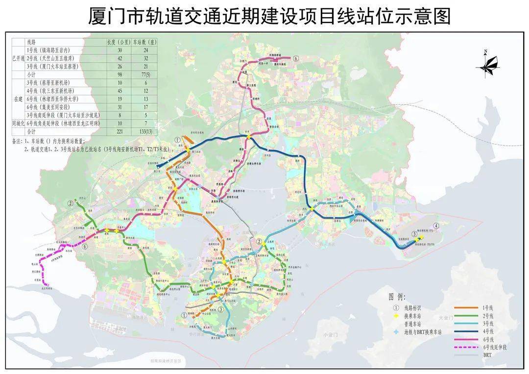 厦门地铁6号线集美至同安段正式开工