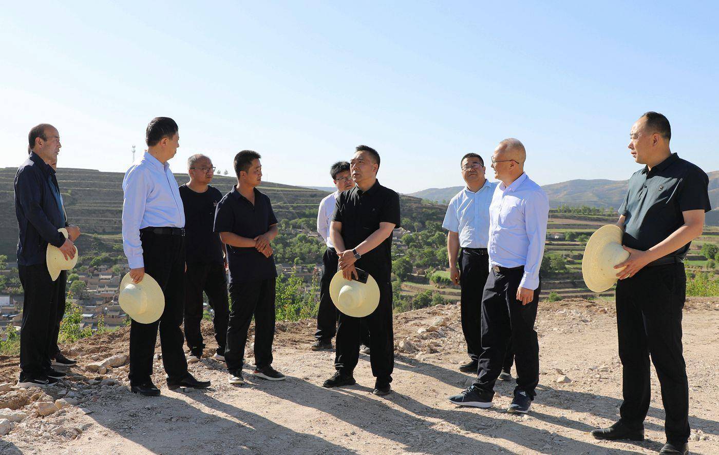 6565县委副书记马福胜,副县长凌鹏亮一同调研.