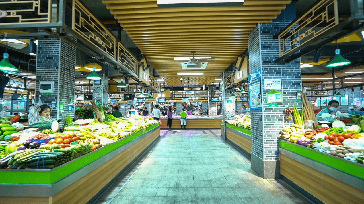 福田24家农贸市场全面升级_文明_改造_商户