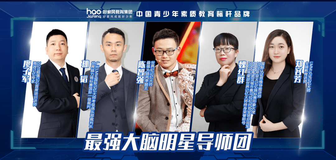陈智强老师好家风教育集团联合发起人江苏卫视《最强大脑》两季脑王