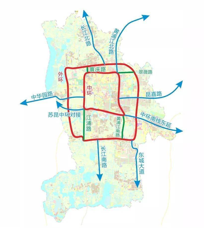 昆山2021规划高清图图片