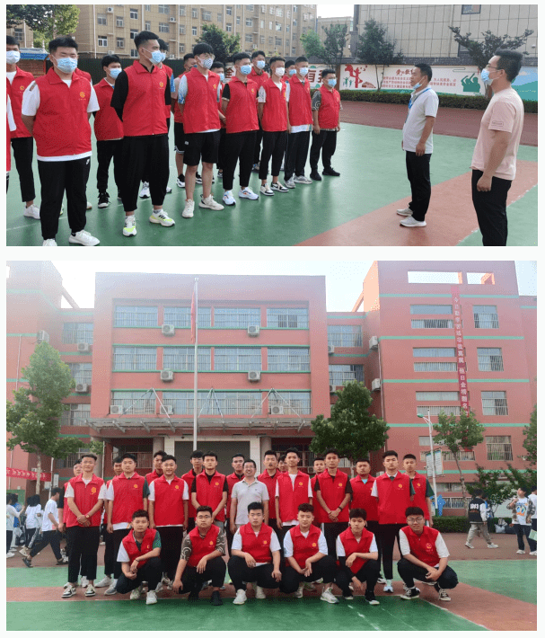 莘县二中爱心助力中考弘扬志愿精神