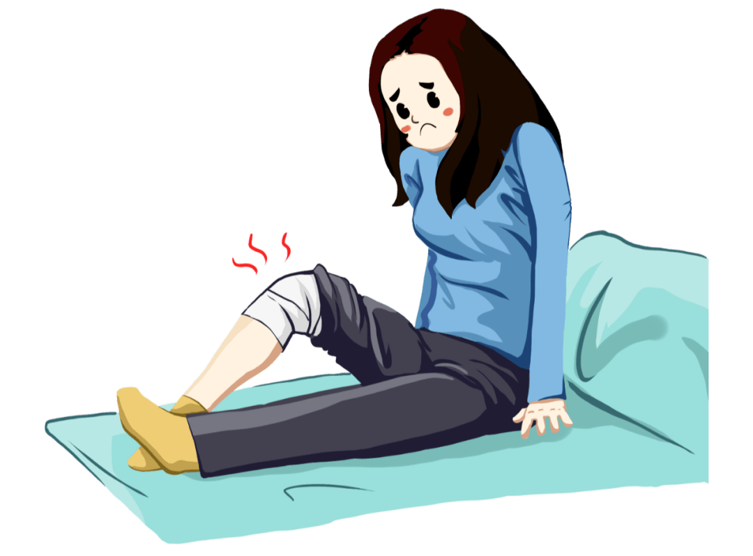 术后林女士一直在家休养,不久之后她发现自己的左膝关节日渐僵硬,由于