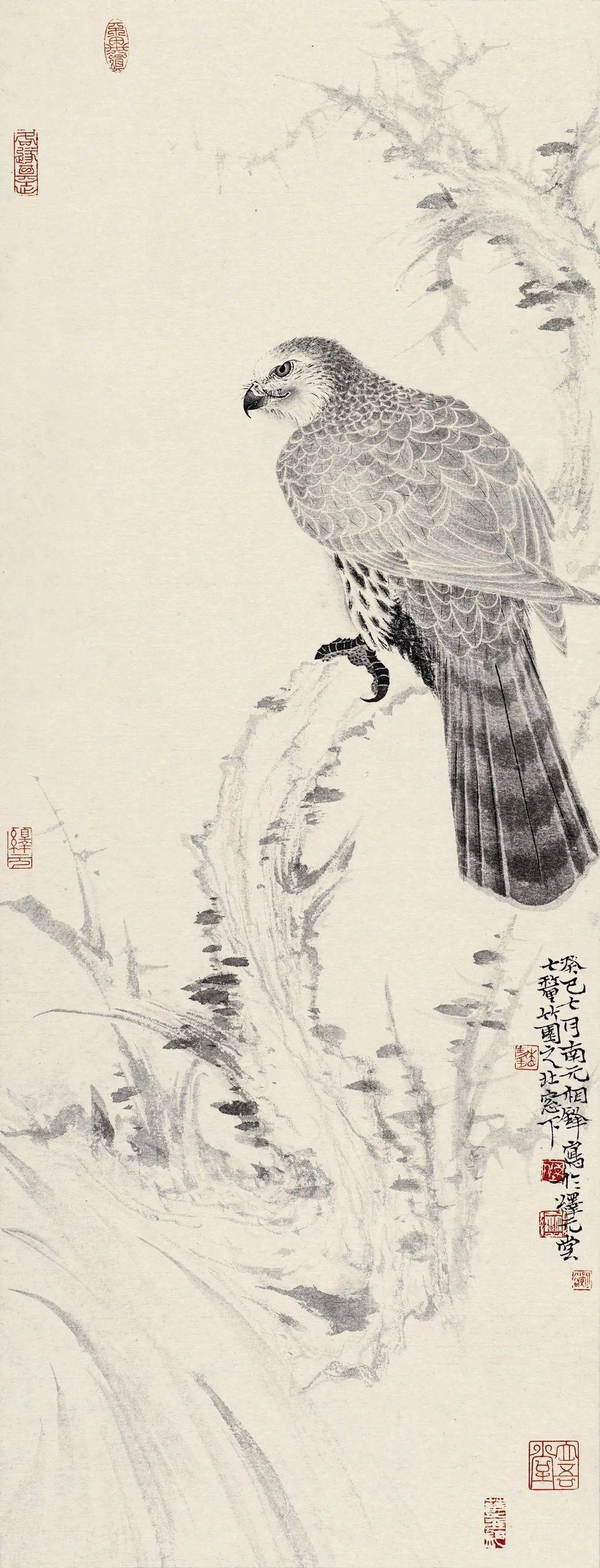 宋画之笔元画之墨陈相锋水墨花鸟