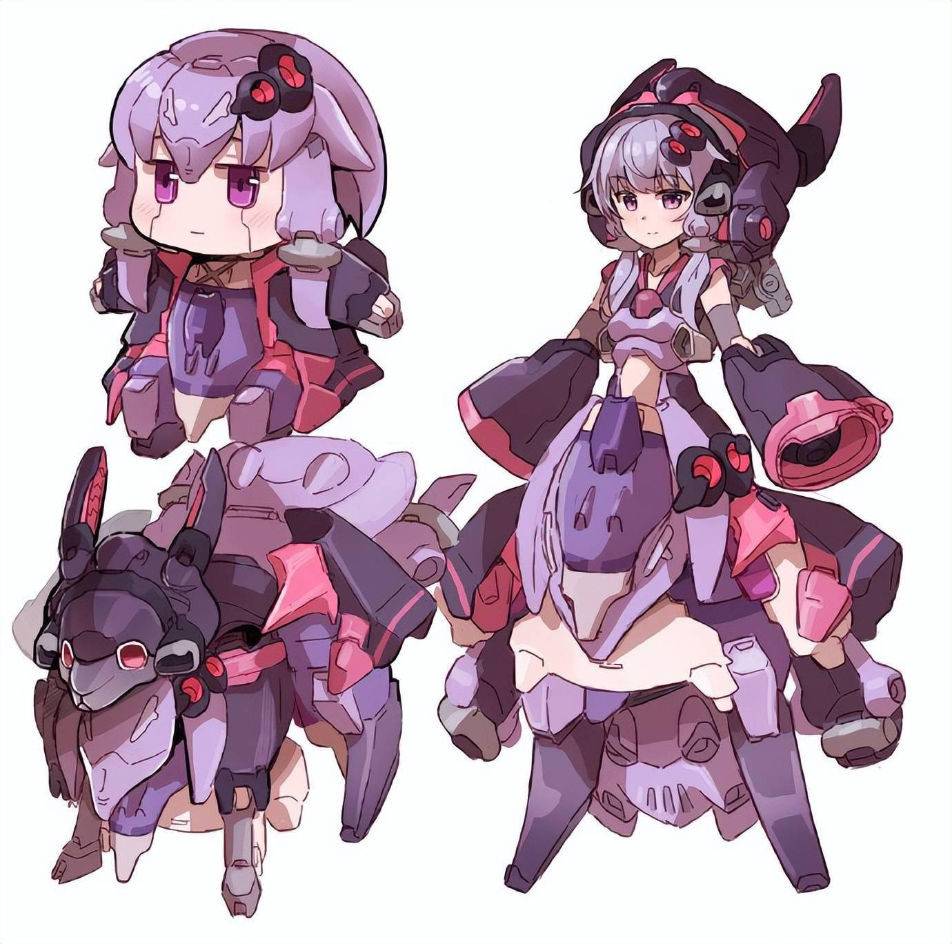 我们看到了可以变形两种怪兽形态的初号机机娘,可以变身成飞机的机娘