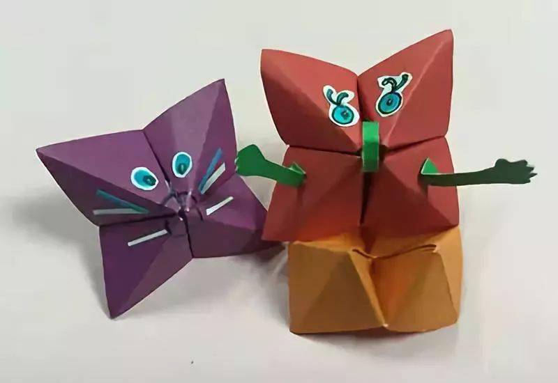 小猫东南西北说起东南西北折纸,大家都知道吧!