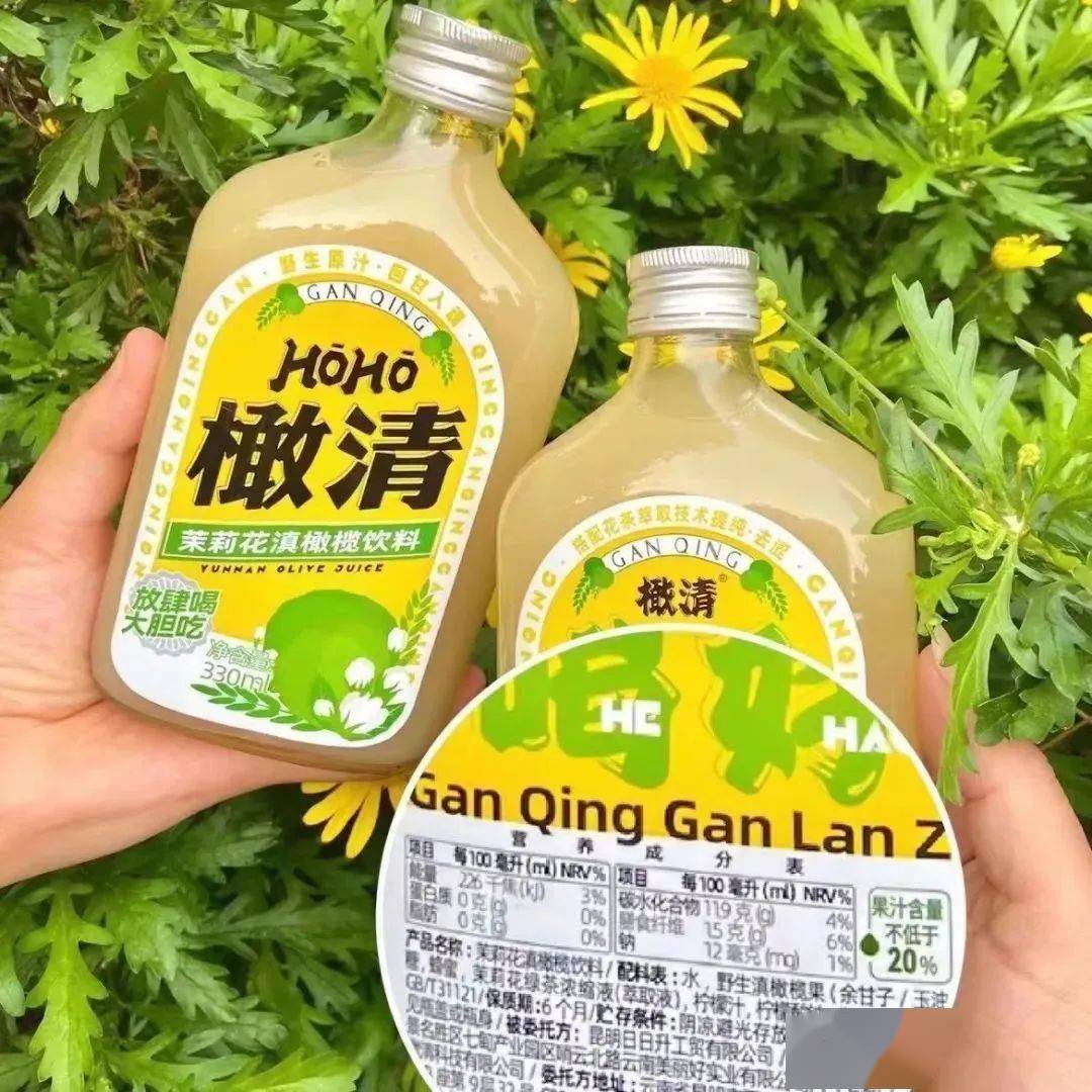 火爆全网的橄清·茉莉花油柑汁,天然回甘,茉莉芬香,口口清爽,夏日解腻刮油yyds!_橄榄_口感_饮品
