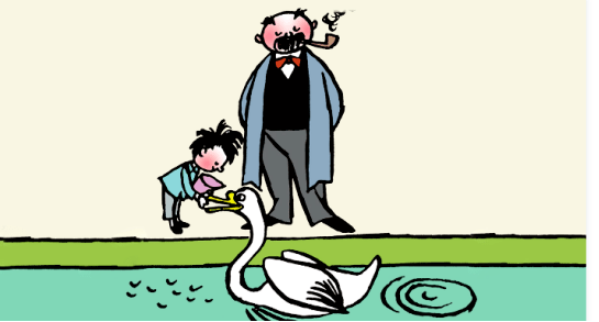 父与子中英文故事丨asmokingswan抽烟的天鹅
