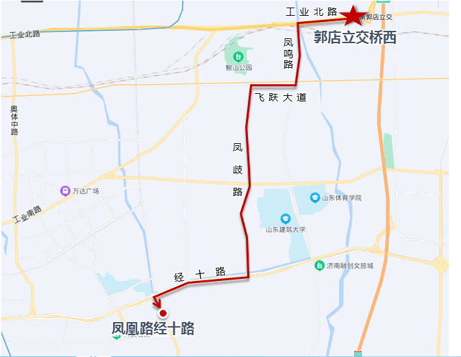 济南公交b236路线今起正式开通