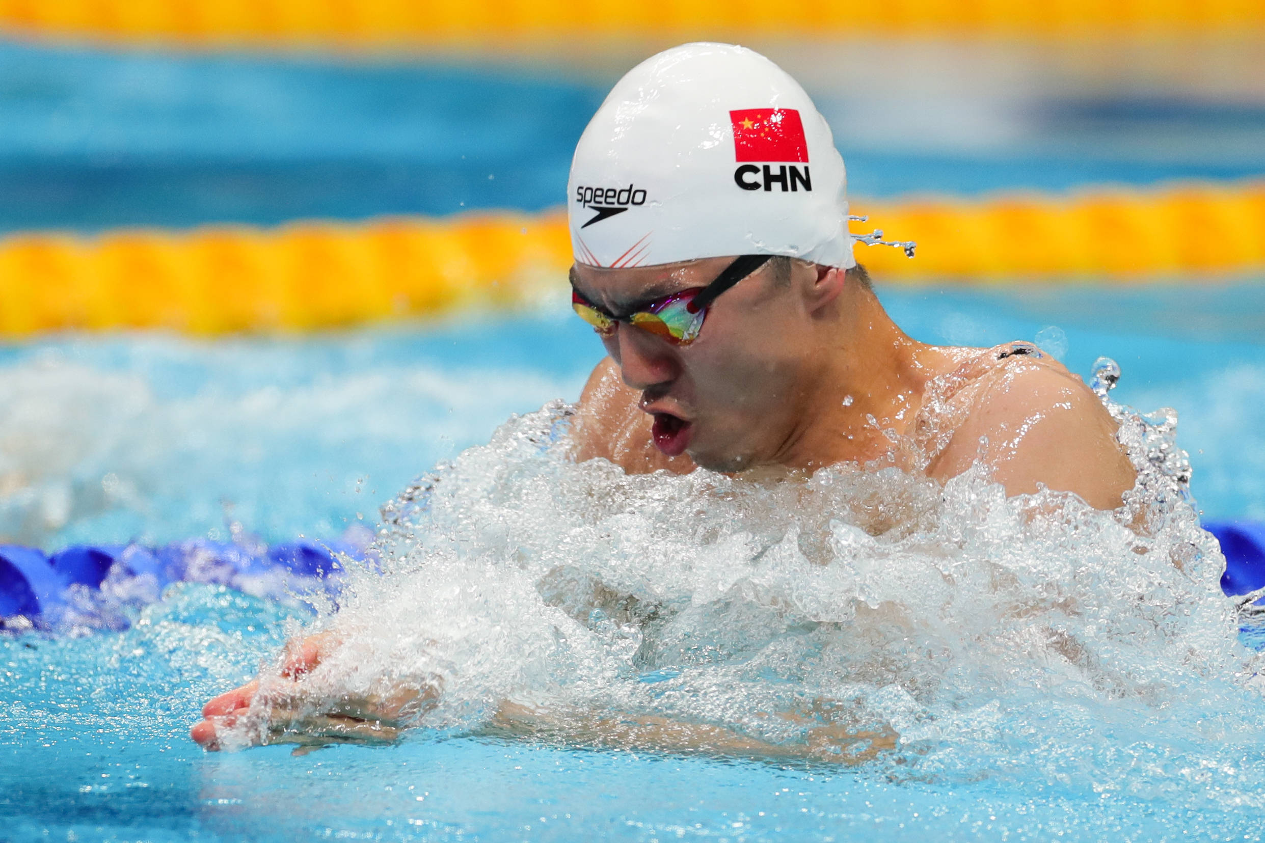 新华社照片,布达佩斯,2022年6月22日6月21日,闫子贝在比赛中.