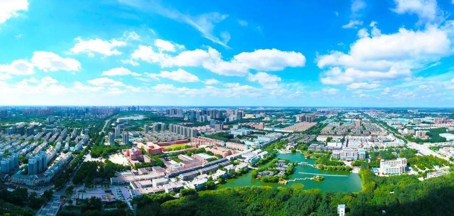 天蓝水清地绿德州天衢新区挥毫泼绿描绘美好生态画卷