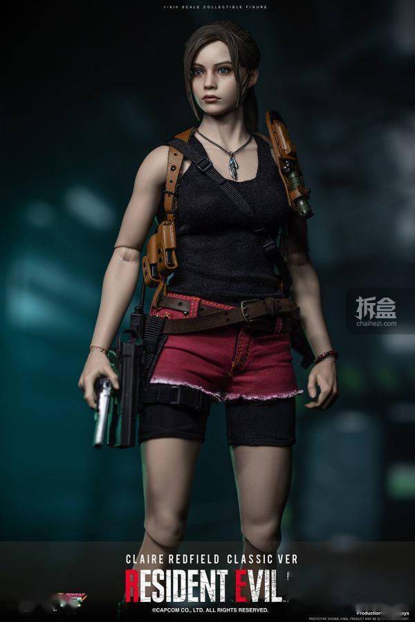 nauts × damtoys新品:1/6《生化危机2》-克莱尔·莱德菲尔德claire