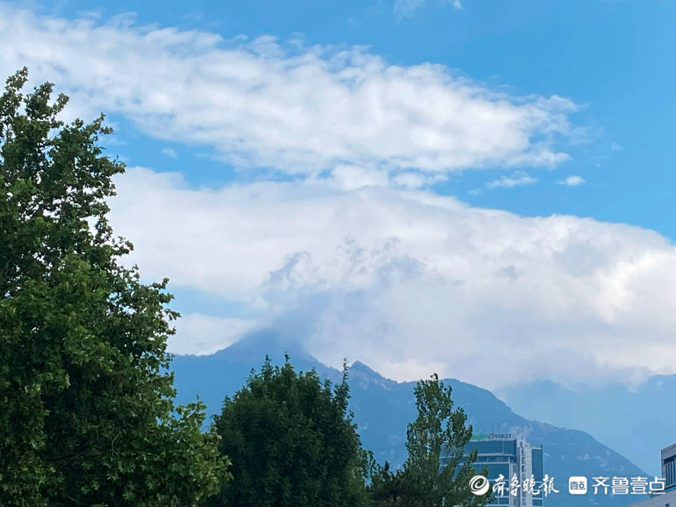 壹图集丨夏日限定！暴雨后的泰安，山云相伴美如画