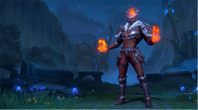 英雄联盟手游黑暗骑士布兰德技能展示视频公开