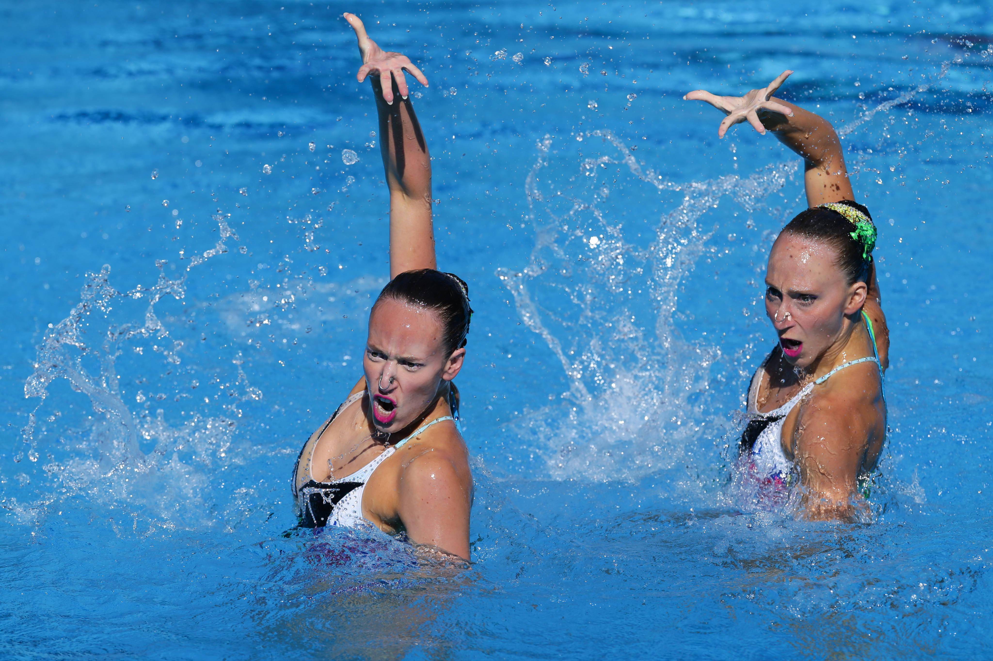 游泳世锦赛花样游泳双人自由自选决赛赛况