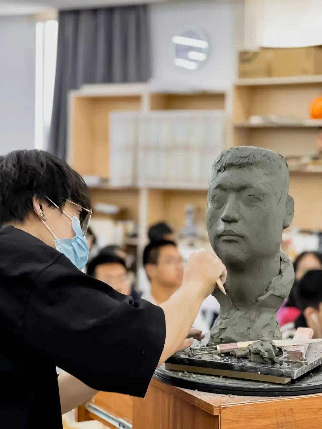 北京传奇画室雕塑课泥塑写生痕迹之美