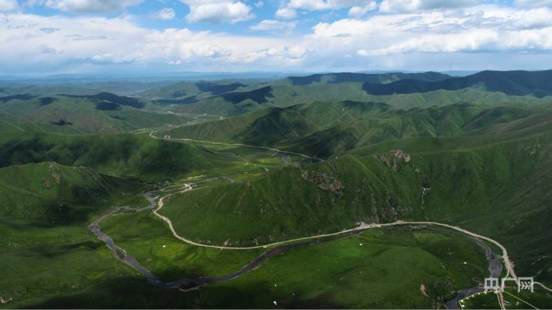 图组洮河源头画意湿地