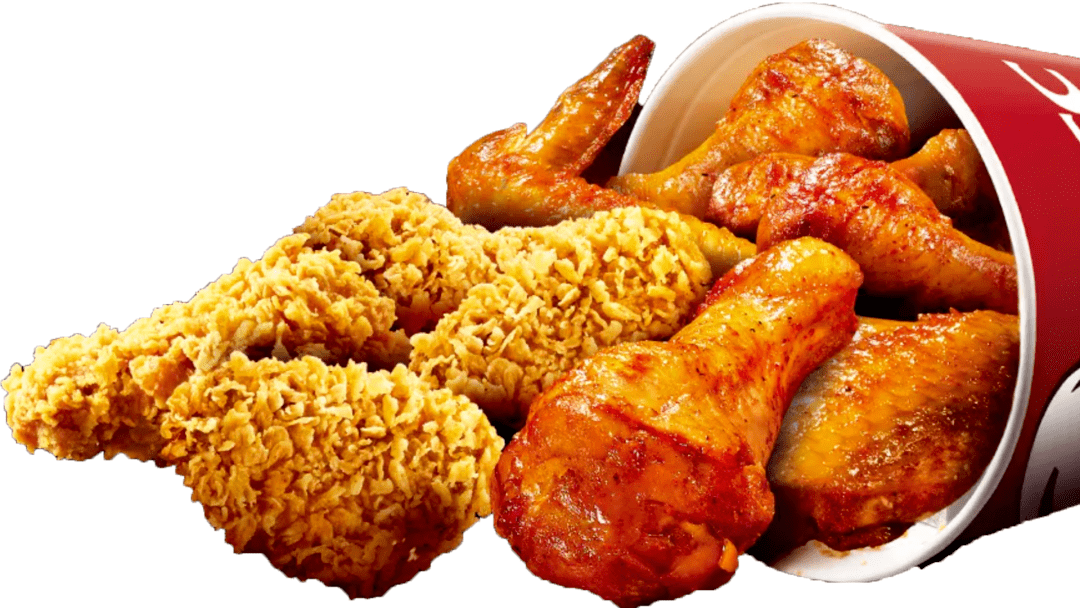 【肯德基王牌鸡翅桶】一个桶里满满的鸡翅,仅需48元!