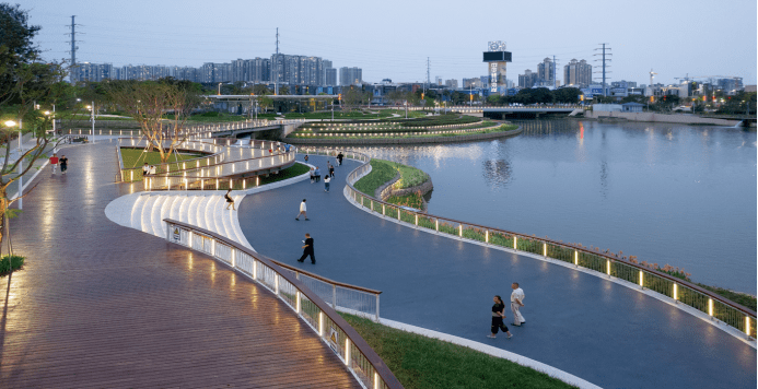 蠔鄉湖公園——城市河口水岸的彈性再生與文化煥新_空間_溼地_設計