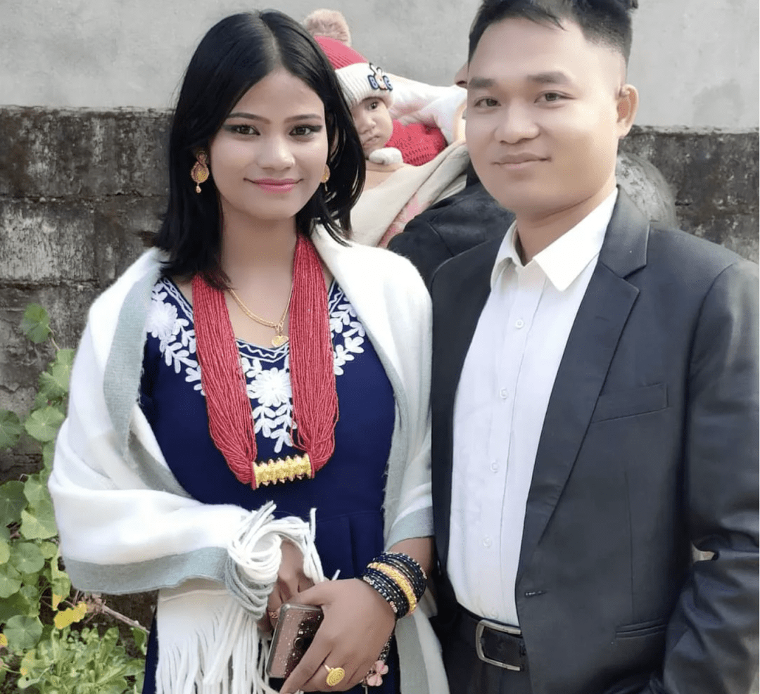 尼泊尔00后美女为了爱情不顾家人反对嫁给大8岁的江西男友