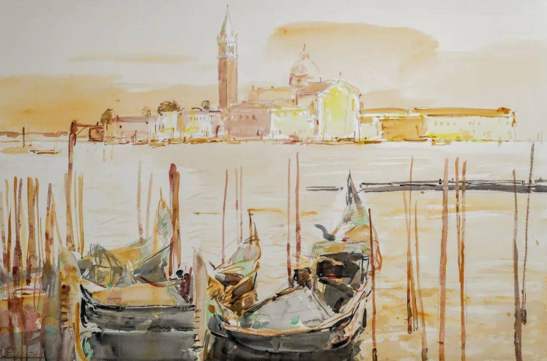 哈师大美术学院院长赵云龙水彩艺术展——"在水之湄"在苏州卓美术馆