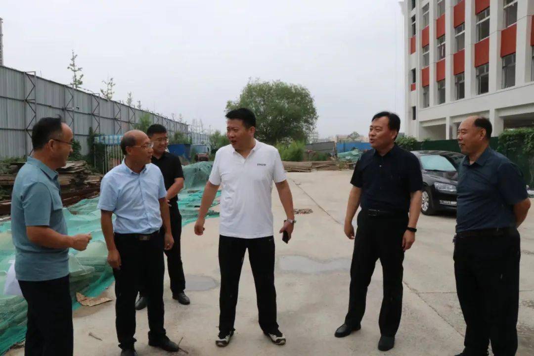 郓城马磊调度城区学校建设工作