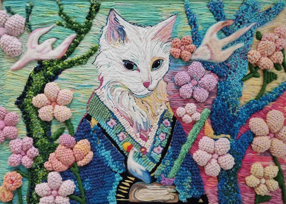 线像万千美术学院视觉传达设计1901班纤维艺术作品展