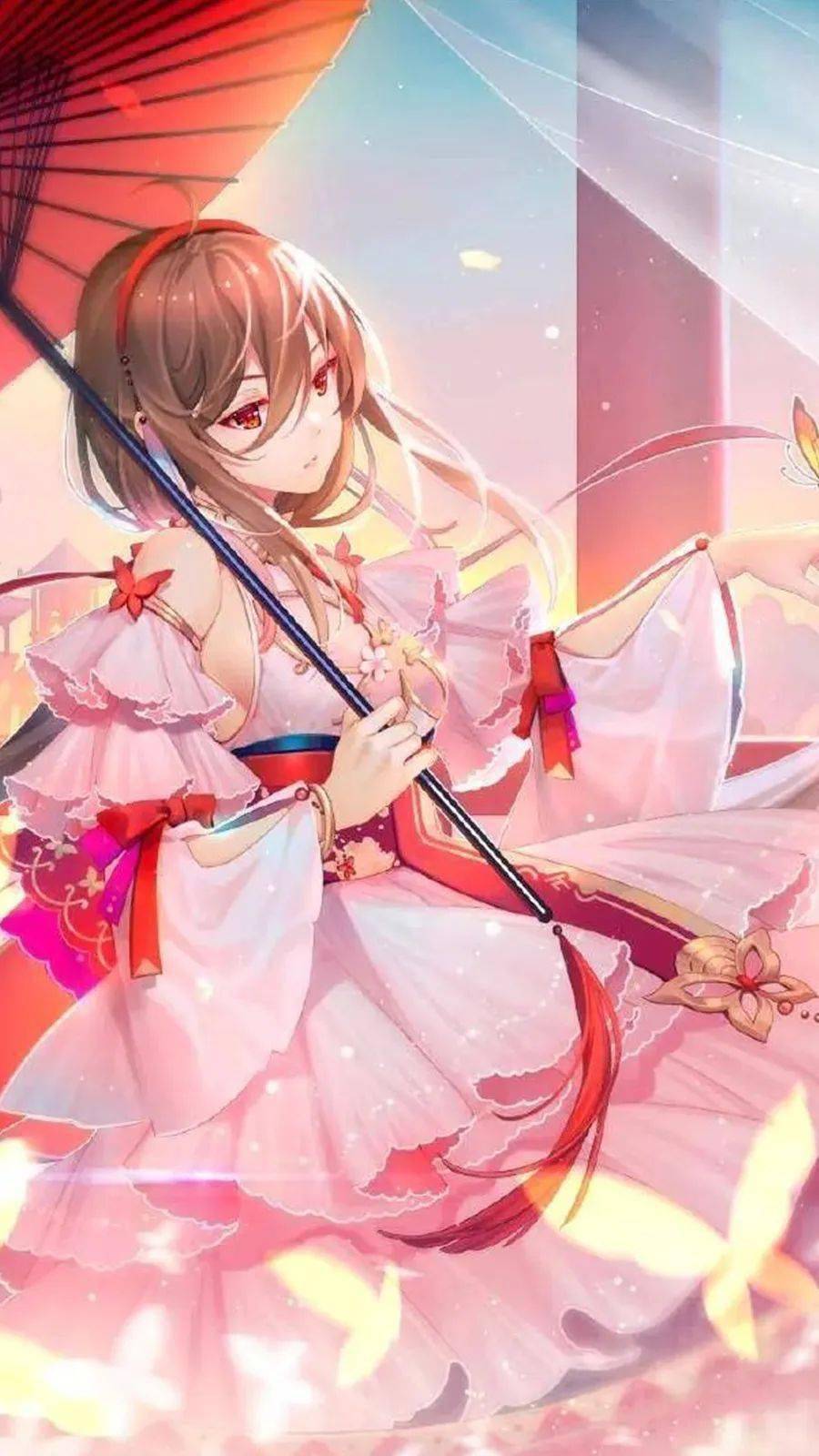 乐正绫壁纸赏析乐正司百曲绫动万年红