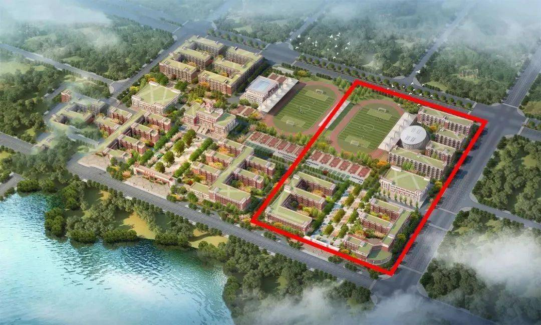 荣昌这个中学新校区来了