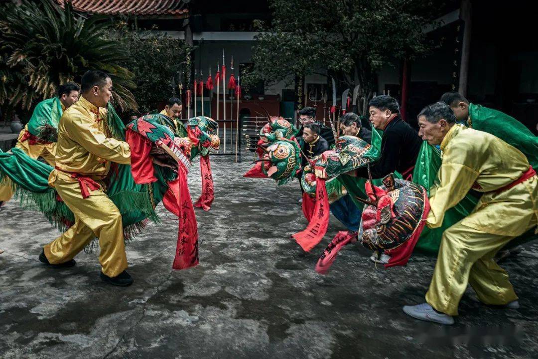 連城舞青獅_中堂_鑼鼓_客家