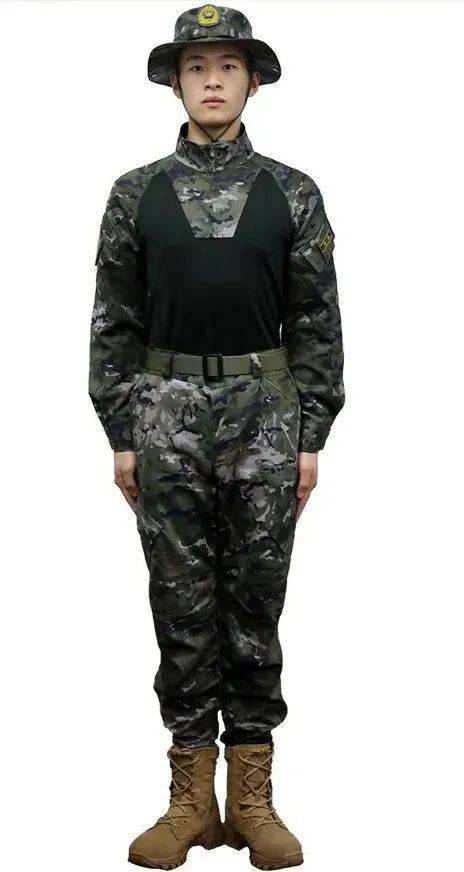 武警17式迷彩服图片