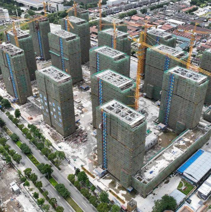 镇海新城团桥安置小区住宅结构结顶！预计明年交付，可安置1199户_配套_项目_周边