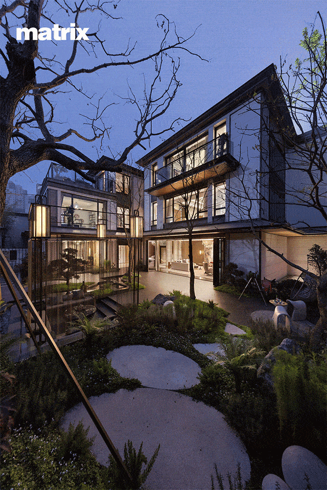 【大师新作】750㎡宋式美学东方韵味的五层合院设计,探寻一份宁静和一