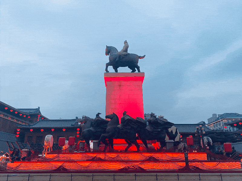 刻石为雕承文作塑大唐不夜城雕塑来了