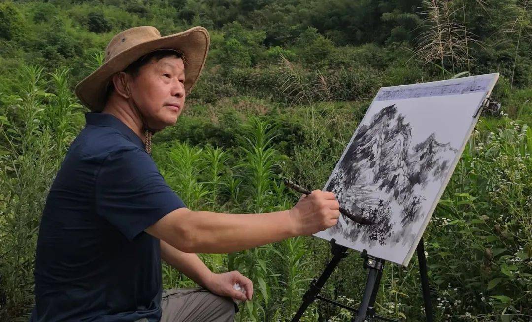 墨韵灵动——黄建安山水画作品_宣城市_广播电台_安徽省