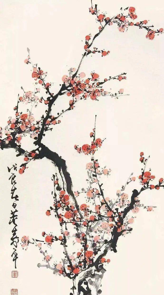 鉴赏| 暗香浮动见风骨——赏董寿平梅花_搜狐网