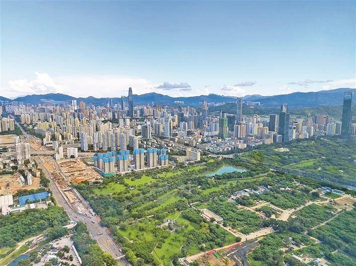 环中心公园活力圈加速蝶变在建各类项目约40个十四五期间总投资规模超